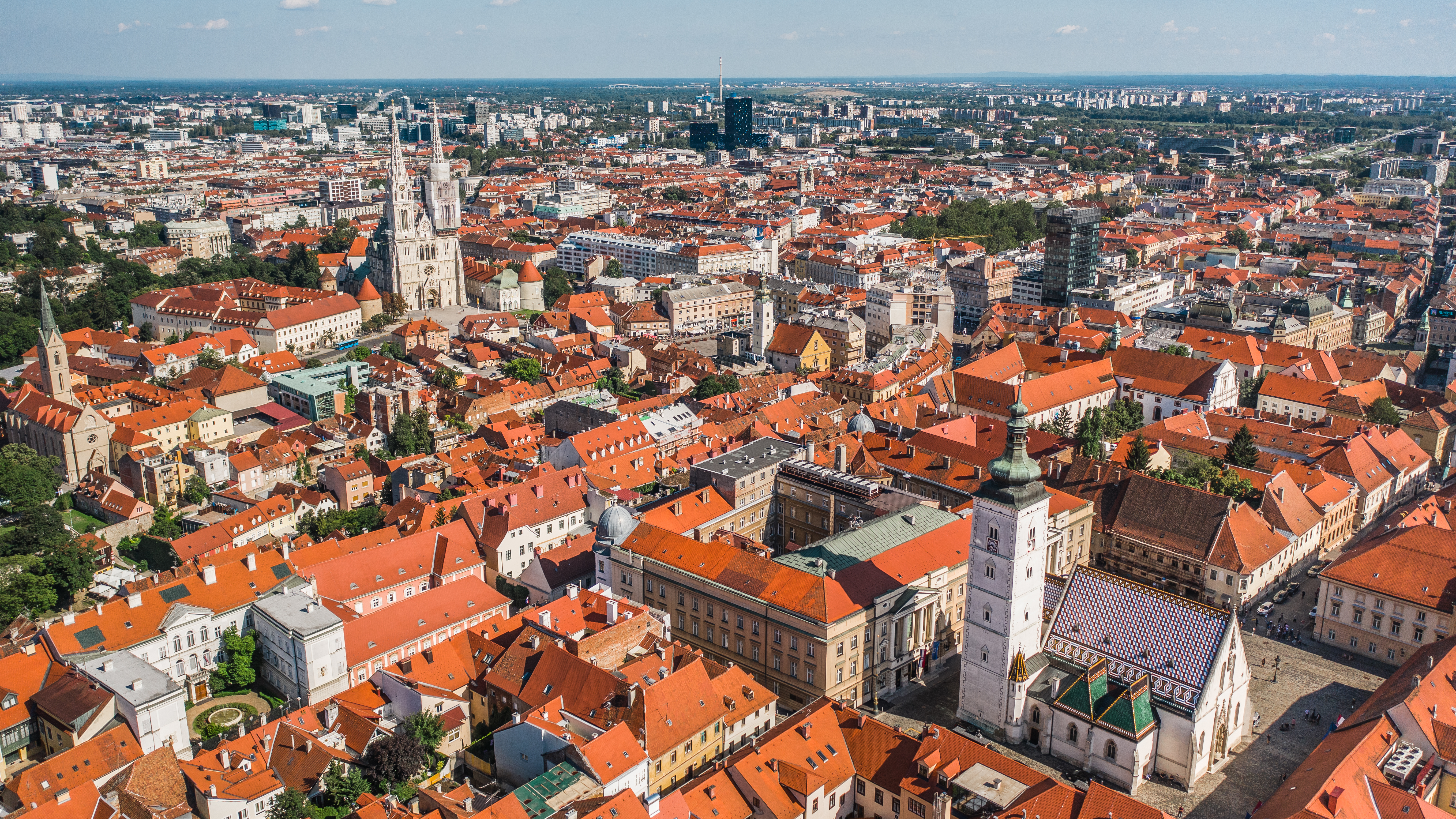 Cityscape of Zagreb